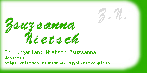 zsuzsanna nietsch business card